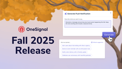 OneSignal Fall 2025 Release
